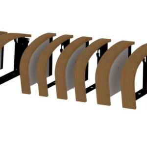 Skeie Spareparts - wooden armrests for cinema seats - render